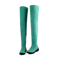 Women's Casual Suede Over-the-Knee Boots 39231538S