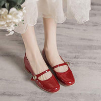 Women'S Chunky Heel Mary Jane Shoes 65646275