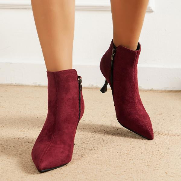 Women's Fashionable Pointed Toe Stiletto Heel Boots 20739977S