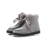 Women's Casual Flat Lace Up Snow Boots 87939084S