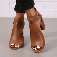 Women's High Heel Buckle Sandals 12166461C