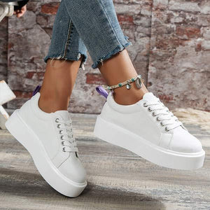 Women's Round-Toe Thick Sole Casual Athletic Shoes 00732180C