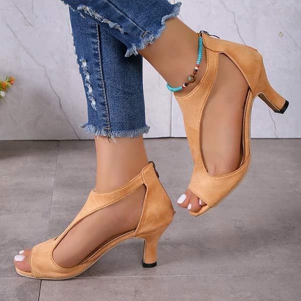 Women's Peep-Toe High Heel Sandals 23049715C