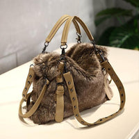 Women's Fashion Velvet Handbag Shoulder Bag Crossbody Bag 73925744S