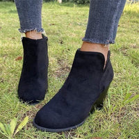 Women's Wedge Suede Ankle Boots 43765426C