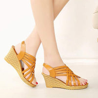 Women's Strappy Wedge Sandals 74482137C