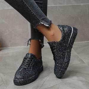 Women's Sparkling Strap Athletic Shoes 65905724C