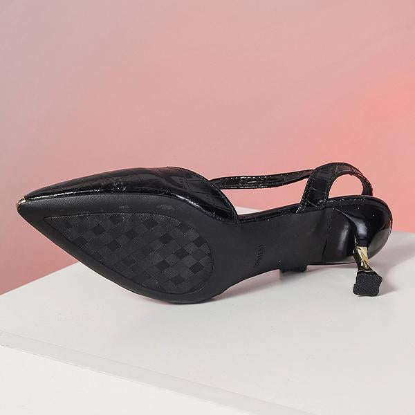 Women's Fashion Pointed Toe Metal Stiletto Fashion Sandals 79040839S