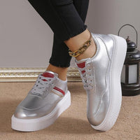 Women's Fashion Lace-Up Casual Platform Sneakers 06506604S