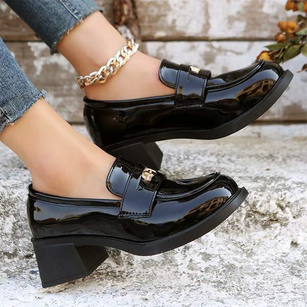 Women's Vintage High Heel Loafers 74038444C