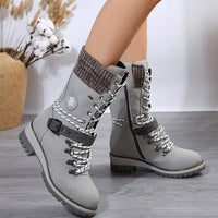 Women's Mid-Calf Chunky Heel Riding Boots 59317718C