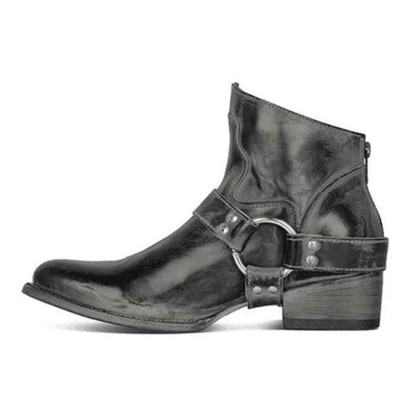 Women's Retro Short Shaft Boots 79285357C