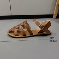 Women's Casual Hollow Flat Roman Sandals 75486690S