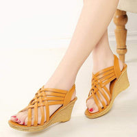 Women's Strappy Wedge Sandals 74482137C
