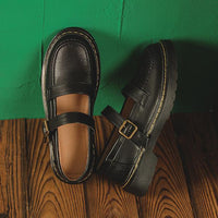 Women's Vintage Buckle Chunky Heel Loafers 38957136S