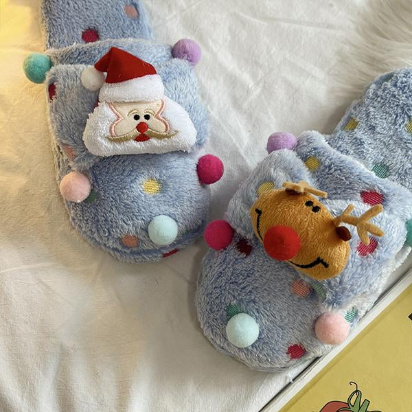 Women's Cute Christmas Atmosphere Cotton Slippers 17498125S