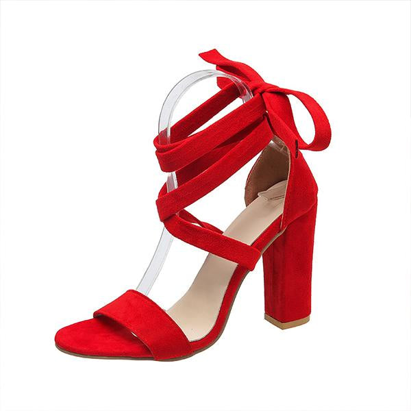Women's Fashion Cross Strap Dress Sandals 88157684S