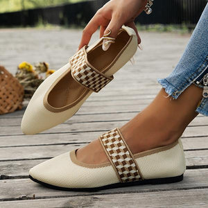 Women's Casual Fashion Fly Knitting Flat Shoes 51964032S