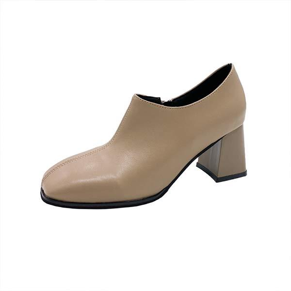 Women's Chunky Heel Fashion Shoes 19373615C