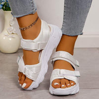 Women's Peep-Toe Sandals with Sporty Vibes 65862756C