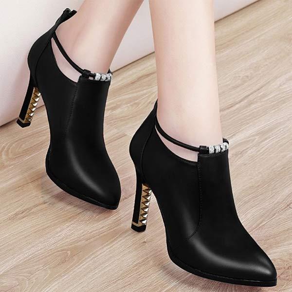 Women's Pointed-Toe High Heel Fashion Boots 97709792C