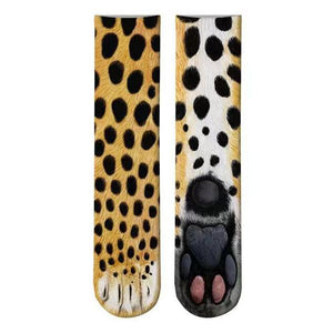 Adult 3D Cat and Dog Animal Foot Print Socks 34891102S