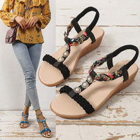 Women's Bohemian Wedge Sandals 50059253C