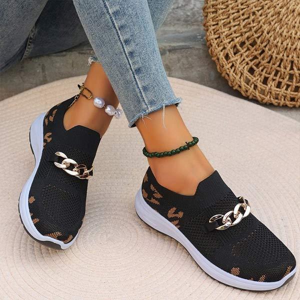 Women's Fashionable Casual Slip-On Sneakers 55677313C