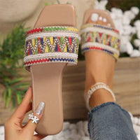 Women's Ethnic Style Flat Sandals 98615058C