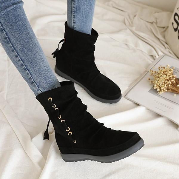 Women's Casual Height Tassel Ankle Boots 26181437S