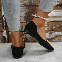Women's Fashionable Rhinestone Casual Flat Shoes 67146081S