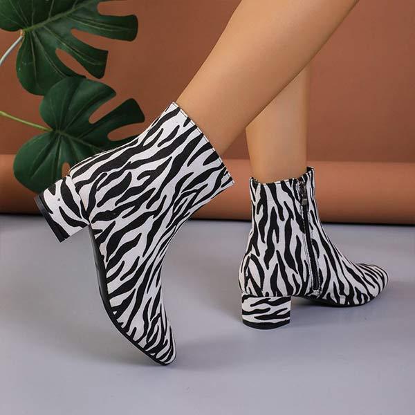 Women's Stylish Mid-Heel Fashion Boots 85099336C