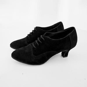 Women's Retro Anti-Slip Soft Sole Mid-Heel Dance Shoes 45530423S