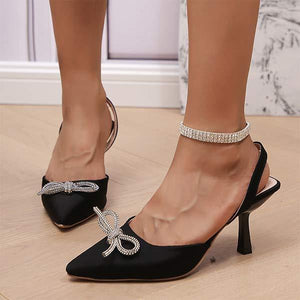 Women's Pointed Toe Slingback Stiletto Sandals 04800769C