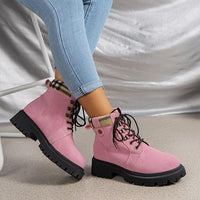 Women's Fashionable Lace-Up Thick-Soled Martin Boots 49869869S