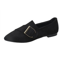 Women's Casual Metal Decorated Pointed Toe Flats 64552286S