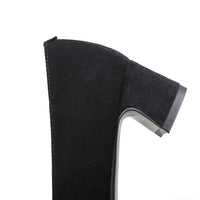 Women's Pearl Black Bow Block Heel Mary Jane Shoes 91094691S