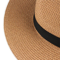 Trendy Sunscreen Straw Panama Hat 70037242C
