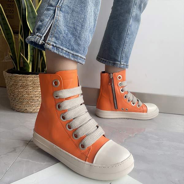 Women's Casual High Top Lace-Up Sneakers 63543412C