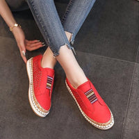 Women's Casual Retro Solid Color Hollow Shoes 75440350C