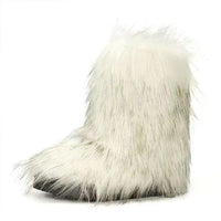 Women's Casual Warm Plush Mid-Leg Snow Boots 48476185S