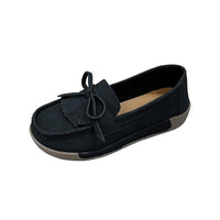 Women's Casual Slip-on Bow Thick Sole Loafers 03634701S