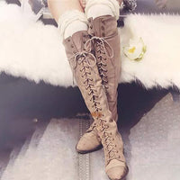 Women'S Fashion Long Rivet Boots 51259477C