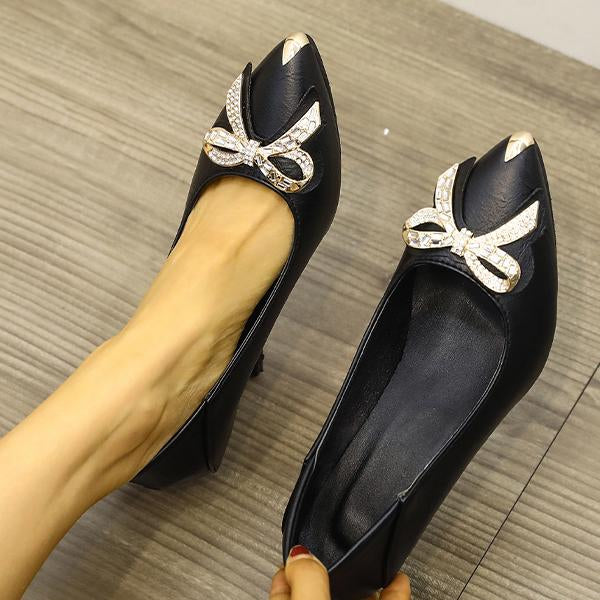 Women's Fashionable Bow Pointed Toe Pumps 24673993S