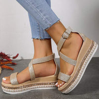 Women's One-Strap Wedge Sandals 92498437C