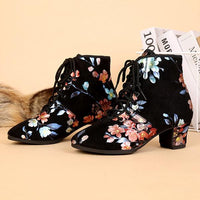 Women's Fashionable Soft Sole Block Heel Dance Shoes 68638617S