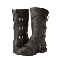 Women's Vintage Two-Piece Buckle Mid Boots 85373676S