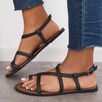 Women's Flat Toe-Ring Gladiator Sandals 95931601C