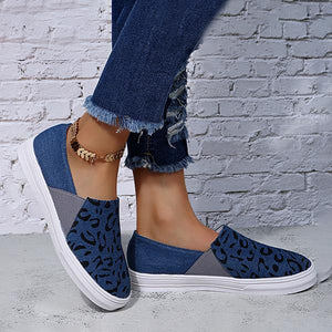 Women's Fashionable Leopard Print Slip-on Flats 64866415S