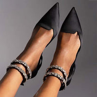 Women's Peep Toe Slingback Sandals with Back Cutout 96163794C